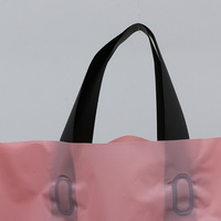 Sac à poignée en boucle pour la production en usine, emballé en plastique LDPE, pour le commerce de détail et la personnalisation du logo, sac cadeau sur mesure