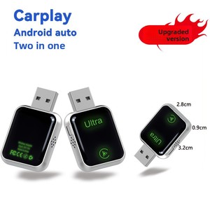 Adaptador Inalámbrico CarPlay y Android <span class=keywords><strong>Auto</strong></span> Dos en Uno, Actualización en Línea, Control por Voz, Conexión USB-A, OLIVER - Product Image 4