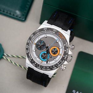 Đồng hồ nam cao cấp DIW 4801, máy cơ, mặt số sợi carbon, dây đeo nylon 22mm, kiểu dáng thể thao tùy chỉnh, hiển thị kim, núm vặn, mẫu mới nhất - Product Image 2