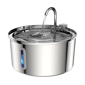 In acciaio inox automatico gatti <span class=keywords><strong>fontana</strong></span> 3.2l <span class=keywords><strong>acqua</strong></span> corrente potabile per cane gatto 4 strati filtro Smart Pet bevitore Dispenser - Product Image 1