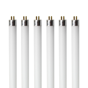 6 packs de tubes fluorescents linéaires F13T5/CW 4100K <span class=keywords><strong>13W</strong></span> T5, base <span class=keywords><strong>G5</strong></span> Mini Bi Pins, pour éclairage sous armoire ou placard - Product Image 1