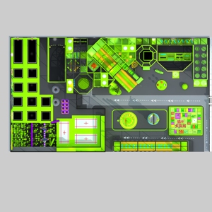 Custom Design Commercial Playground Indoor Indoor Playground Equipment Interactive Kids <b>Trampoline</b> Park with Large Slide - Product Image 4