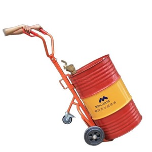 รถบรรทุกขนส่งถังน้ำมัน  รถเข็นถังพลาสติก 200 ลิตร แบบเข็น  ขนาดเส้นผ่านศูนย์กลางสูงสุด 585 มม.  ขนาด 1550x680x500 มม. - Product Image 2