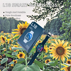 2025 New mô hình tư nhân L18 thông minh đồng hồ ai trợ lý giọng nói BT kết nối tập thể dục <span class=keywords><strong>Tracker</strong></span> Heart Rate Monitor cuộc gọi tin nhắn IP67 - Product Image 2