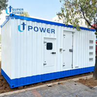Groupe électrogène diesel triphasé silencieux 1000 kVA-2000 kVA, démarrage automatique, démarrage à distance, ATS, type conteneur, 1800 tr/min, 50/60 Hz