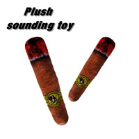 Jouet drôle en peluche Cool pour chien Cadeaux d'anniversaire Cigarette Dog Training Interactive Squeak Toy