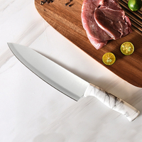Ensemble de couteaux de chef japonais de 8 pouces, ciseaux de cuisine multifonctionnels en acier inoxydable, couteaux de chef professionnels