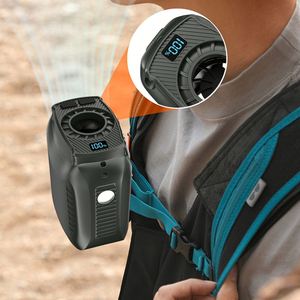10000mAh UBS Portable Wearable Fans Private Mold Brushless Motor Low Noise Usb Fan <b>Cooler</b> 5 Speed Waist Fan for Outdoor Sports - Product Image 6