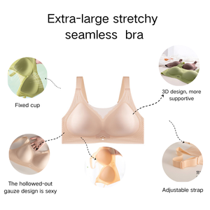 <span class=keywords><strong>Soutien</strong></span>-<span class=keywords><strong>gorge</strong></span> <span class=keywords><strong>sans</strong></span> fil en <span class=keywords><strong>silicone</strong></span> souple et confortable pour l'été, avec bande de maintien, en maille respirante, grande taille, bonnets 3D, lingerie féminine <span class=keywords><strong>sans</strong></span> couture - Product Image 6