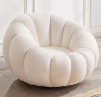 Fauteuil individuel en tissu mousse confortable, style tatami, pour petit appartement, balcon ou chambre, avec dossier, modèle Pumpkin populaire sur internet