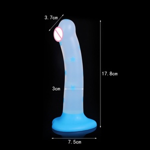 Nouveau Dildo en TPE Transparent avec Ventouse, Plug Anal, Dispositif de Masturbation, Dildo Transparent Confetti, Meilleurs Jouets Sexuels pour Femmes - Product Image 4