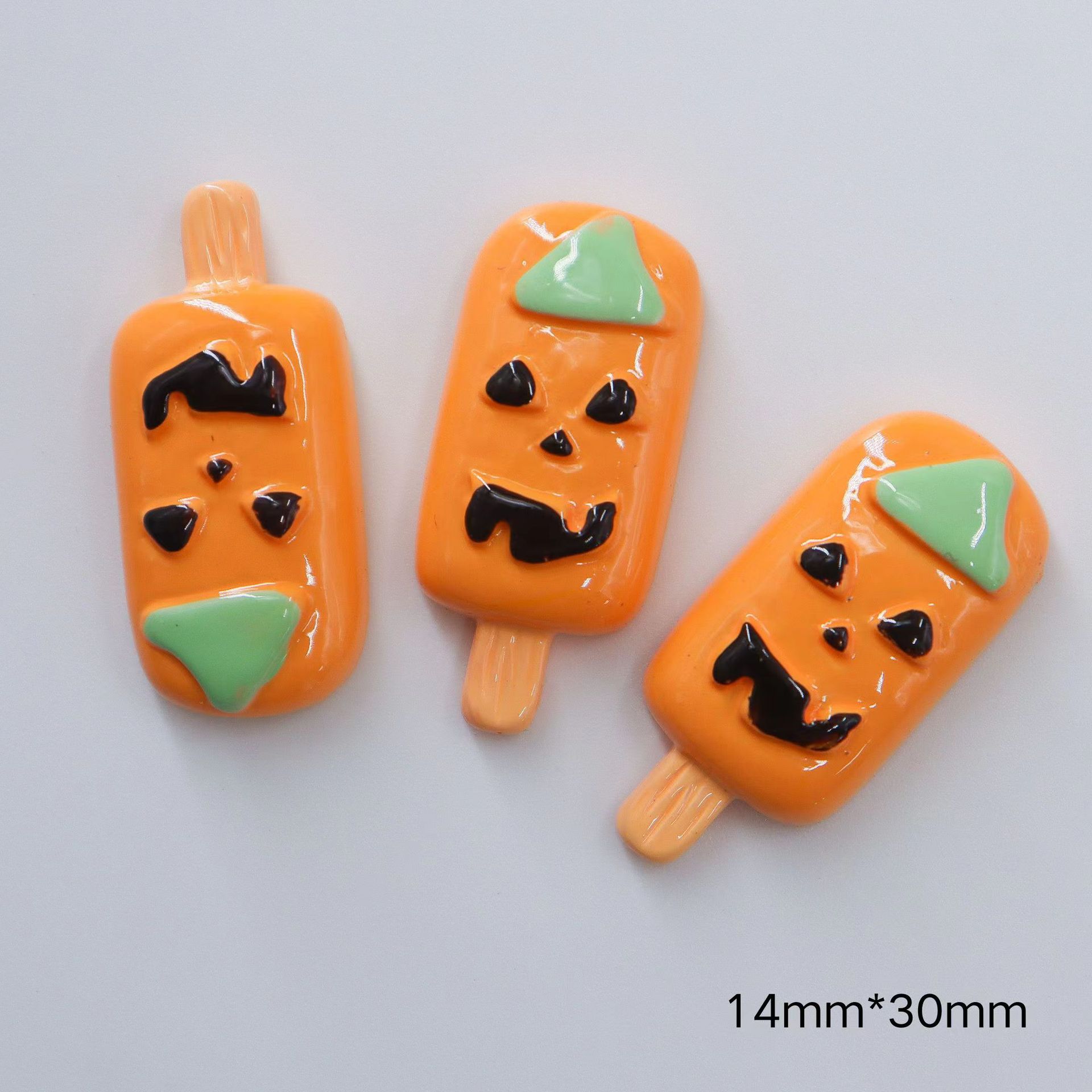 Halloween pumpkin popsicle