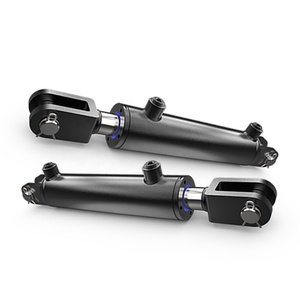 Vérin <span class=keywords><strong>hydraulique</strong></span> robuste de type CL 20 tonnes <span class=keywords><strong>pour</strong></span> <span class=keywords><strong>fendeuse</strong></span> de bûches avec extrémité à fourche femelle soudée - Product Image 1
