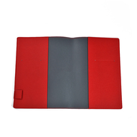 Usine personnalisée de protection de carnet A4/A5/A6 en cuir PU avec porte-stylo et porte-cartes