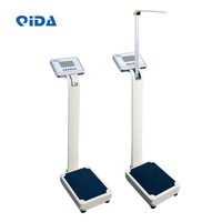 Balance médicale électronique rechargeable Matériau ABS Mesure du corps Affichage de la hauteur et du poids sur LCD Support personnalisé OEM & ODM