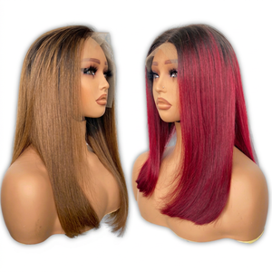 Meilleur prix de gros HD 13x4 perruque Lace Frontal de cheveux humains Lace Frontal 100% cheveux humains vierges naturels pour femmes noires - Product Image 1