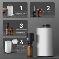 Diffuseur d'huiles essentielles portable USB sans eau pour la maison, l'hôtel, la voiture et l'usage domestique - Purificateur d'air électrique rechargeable