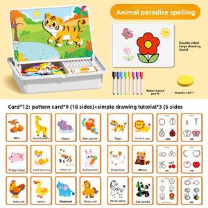 2025 personnalisé bricolage magnétique jouant Puzzle jouet boîte ensemble enfants activité habiller drôle visage Puzzles - Product Image 6