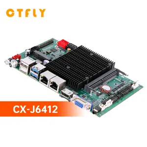 CTFLY J6412 Motherboard HD 4K Display VGA Dual LAN LVDS USB3.0 Smart FAN SATA 3.0 MSATA Vending Machine Motherboard