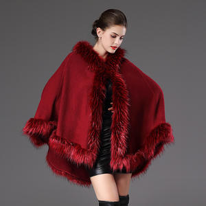 Jtfur abbigliamento <span class=keywords><strong>Beige</strong></span> tinta unita morbido cappotto Cardigan lavorato a maglia in pelliccia sintetica - Product Image 6