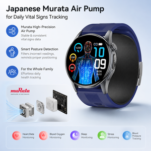 2026นาฬิกาอัจฉริยะ S200เครื่องปั๊มลม BP เทรนด์ ECG AMOLED สำหรับการติดตามสุขภาพประจำวันและการดูแลสุขภาพของครอบครัว - Product Image 2
