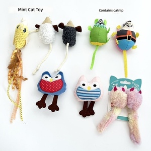 Juguete de Peluche con <span class=keywords><strong>Catnip</strong></span> para Gatos, 60 Diseños, para Gatitos, para Masticar, para Jugar Solo, para Aliviar el Aburrimiento, Variedad de Animales - Product Image 2