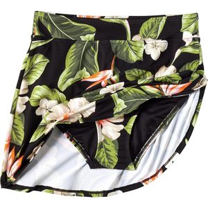 Jupe de bain pour femme FOXA, mini, taille élastique, séchage rapide, avec poches, en spandex et polyester, impression numérique - Product Image 4