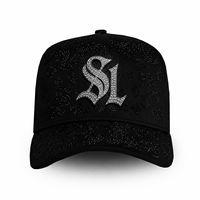 Casquette de baseball sportive originale en daim à large bord avec strass brodés, logo personnalisé, casquette Baez, échantillon gratuit 2025, équipe Porto Rico