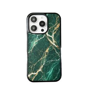 Étui de téléphone portable IMD en <span class=keywords><strong>marbre</strong></span> doré effet or flash de luxe pour <span class=keywords><strong>iPhone</strong></span> 17 16 15 14 13 12 <span class=keywords><strong>11</strong></span> - Product Image 3