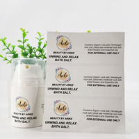 Cetak Stiker Label Perekat Profesional Custom Langsung dari Pabrik, Harga Murah, Kemasan Kertas untuk Parfum, Laris Manis