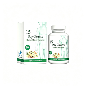 Capsules de nettoyage du côlon Coreal 15 jours, détox naturelle, soutien immunitaire, complément alimentaire à base d'huile de poisson pour adultes, 2 capsules par jour, 120 unités - Product Image 1