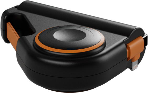 Orologio nero in carica