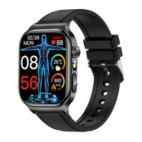 Montre connectée ERON TK18 avec écran Amoled, ECG, surveillance de la température corporelle, étanche IP68, 650 mAh, sport, fitness, montre connectée pour hommes