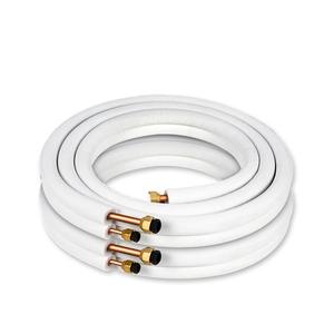 Tuyau de raccordement en cuivre pour climatisation 1/2''1/4''<span class=keywords><strong>3</strong></span>/<span class=keywords><strong>8</strong></span>'' Tuyau fileté en cuivre pour isolation PE - Product Image 6