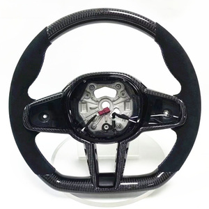 Para <span class=keywords><strong>BMW</strong></span> 3 4 5 6 7 Series X3 X4 <span class=keywords><strong>M3</strong></span> M4 <span class=keywords><strong>CS</strong></span> para gamuza medio volante fibra de carbono seca estilo F G cordón calentado - Product Image 2