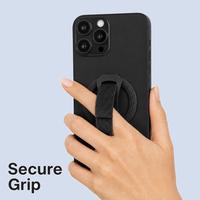 Support de téléphone 2-en-1 en alliage de zinc, support de téléphone pliable en nylon tressé, adapté aux smartphones et tablettes