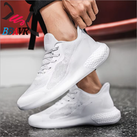 Chaussures de sport pour hommes respirantes et décontractées avec lacets lumineux – Tendance mode rehaussante pour le printemps, l'automne et l'hiver