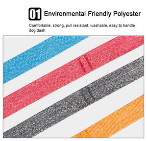 Truelove all'ingrosso eco-friendly riflettente morbido cane corda di piombo materiale riciclato retrattile resistente poliestere Pet guash da passeggio - Product Image 3