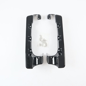 Extensions de sacoche dure noire à double coupe de 4 pouces pour <span class=keywords><strong>Harley</strong></span> Touring Models1994-2013 vente directe d'usine - Product Image 1