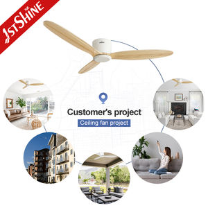 1 ventilador de techo para el hogar, 6 velocidades, motor de CC, sin iluminación, ventilador de techo montado al ras con control remoto - Product Image 5