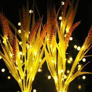 Luces Decorativas LED con Forma de Espiga de Trigo, IP65 Impermeables, Alimentadas por Energía Solar, Luz Blanca Cálida para Decoración de Jardín, Patio y Casa de Campo - Product Image 1