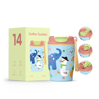 Nouvelle tasse à café isotherme Hong Ling en acier inoxydable 304 à double paroi, gobelet personnalisé avec couvercle, idéal comme cadeau