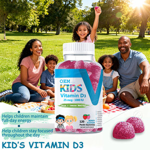 Gomitas D3 para Niños Personalizadas y en Existencia, Sin Azúcar, Gran Sabor, Marca Privada, Apoyo Inmunológico, Envío Rápido - Product Image 5