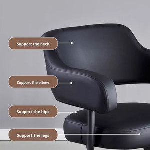 Silla de Peluquería Giratoria con Altura Ajustable, Base de Acero Inoxidable, Silla de Belleza para Peluquería, Venta al Por Mayor - Product Image 3