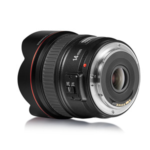 Lentes para Cámara YONGNUO YN14mm F2.8, Enfoque Automático AF/MF, Lente Principal Ultra Gran Angular con Actualización de Firmware por USB - Product Image 5