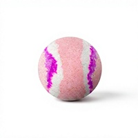 Bombe de bain corps entier ciel étoilé éclatant avec huile essentielle, boule de sel de bain effervescente, boule de bain moussante parfumée au sel marin