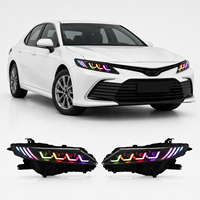 Phares LED 6000K avec protection ABS pour 2018-2023, 12V, résistants aux chocs, Plug+Play, feux avant