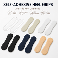 Coussinets de maintien de talon ultra-fins ergonomiques auto-adhésifs 6 couleurs (marine, abricot) pour baskets, mocassins, ballerines, talons OEM