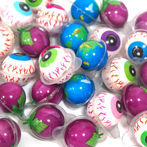 Oem bán buôn <span class=keywords><strong>Mini</strong></span> nhãn cầu Gummy hương vị trái cây mứt đầy bóng Gummy kẹo - Product Image 1