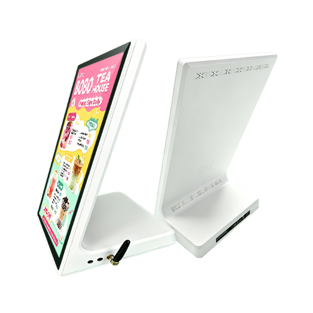 15.6 Inch Desktop Android Digital Menu Player IPS Full HD LCD Signage for Casual Dining Restaurant Menu Digital Information Unit